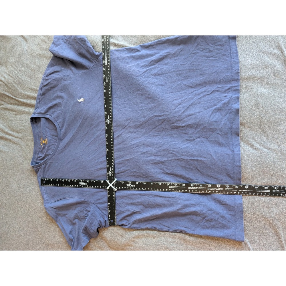 Polo Ralph Lauren Mens XXL Custom Fit T-Shirt Blue Short Sleeve Pony Logo Tee